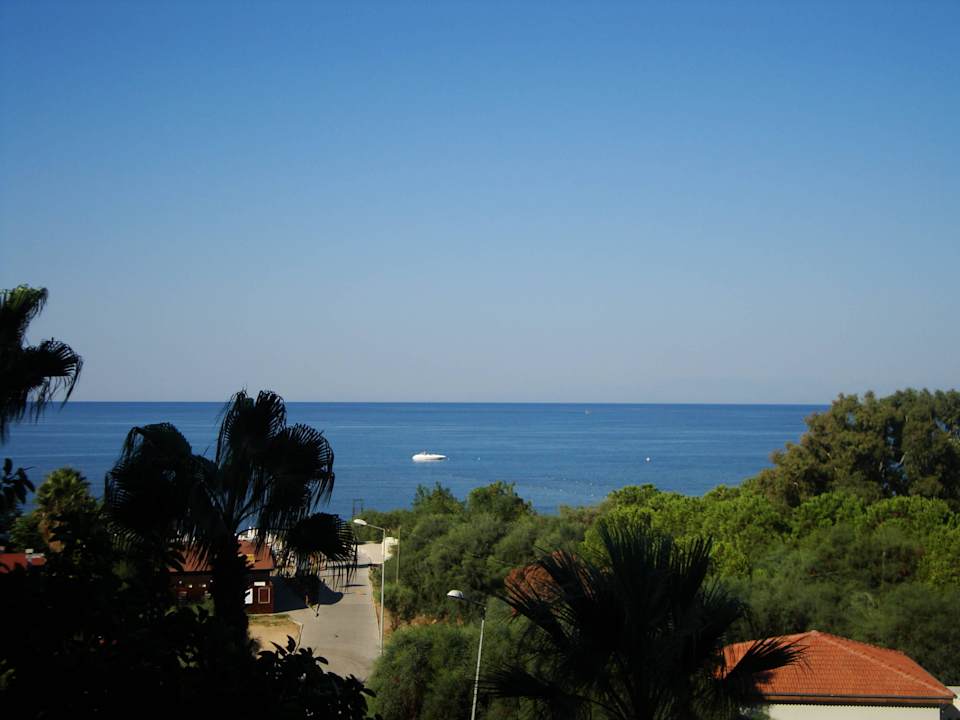 Blick vom Balkon Hotel Grand Side