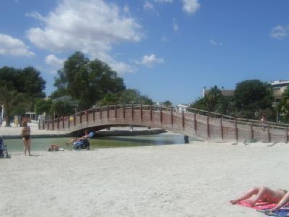 Brücke am Strand Iberostar Waves Ciudad Blanca