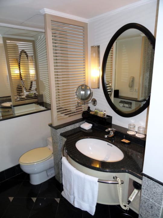 Blick ins Badezimmer Hotel Sofitel Plaza