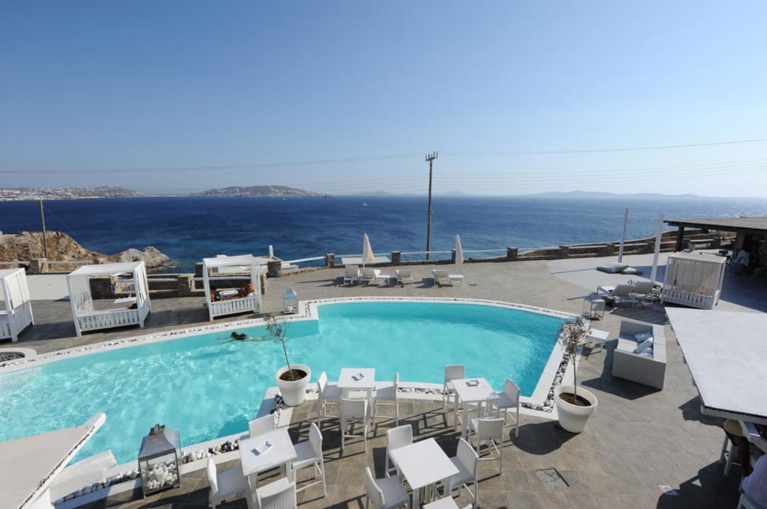 Poolbereich Rocabella Mykonos Hotel & Spa