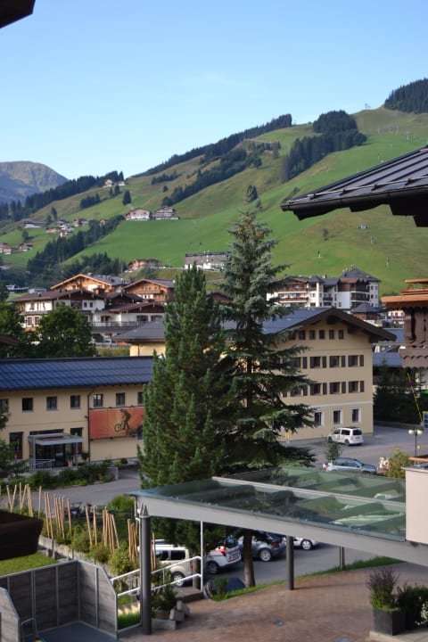 Ausblick vom Zimmer Hotel Sonnblick