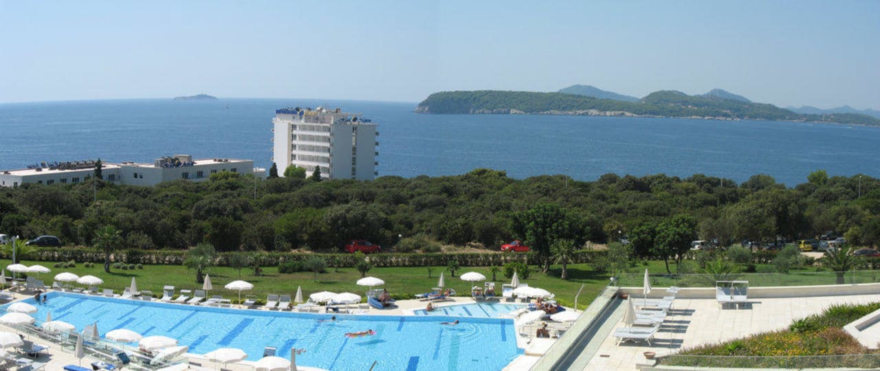 Ausblick vom Zimmer Valamar Lacroma Hotel