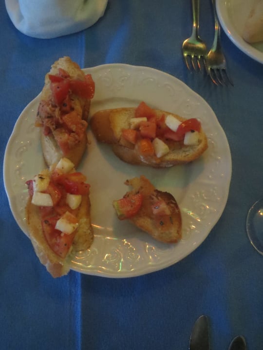 Appetizer im Fischrestauant El Mehdi Beach Resort