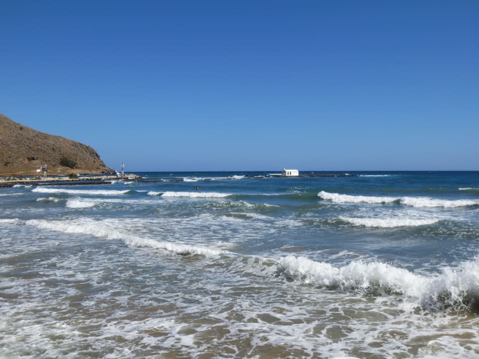 Die See etwas unruhig Corissia Beach Hotel