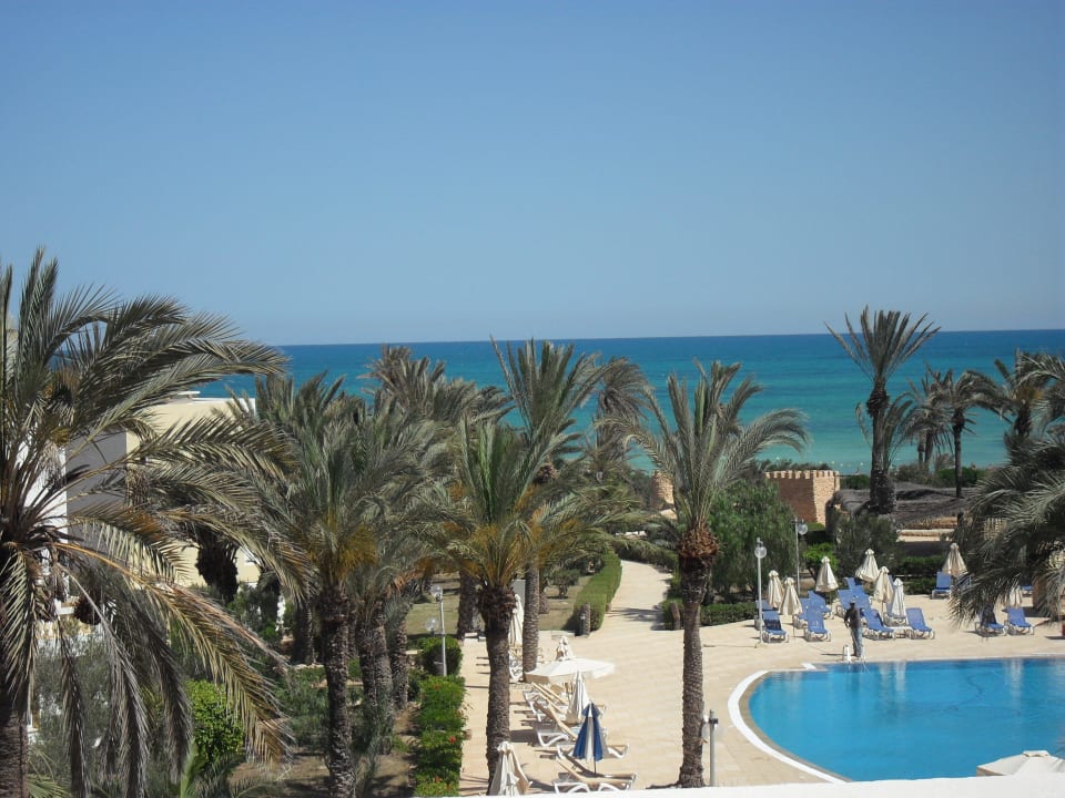 Blick vom Zimmer Djerba Castille