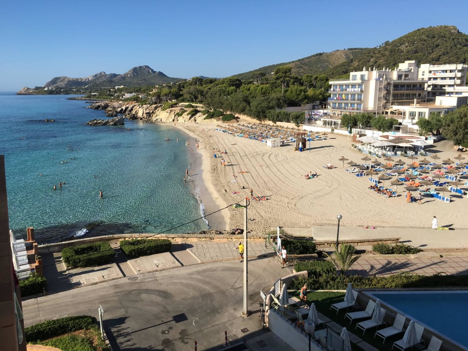 Blick vom Balkon Zimmer 334 Hotel Clumba