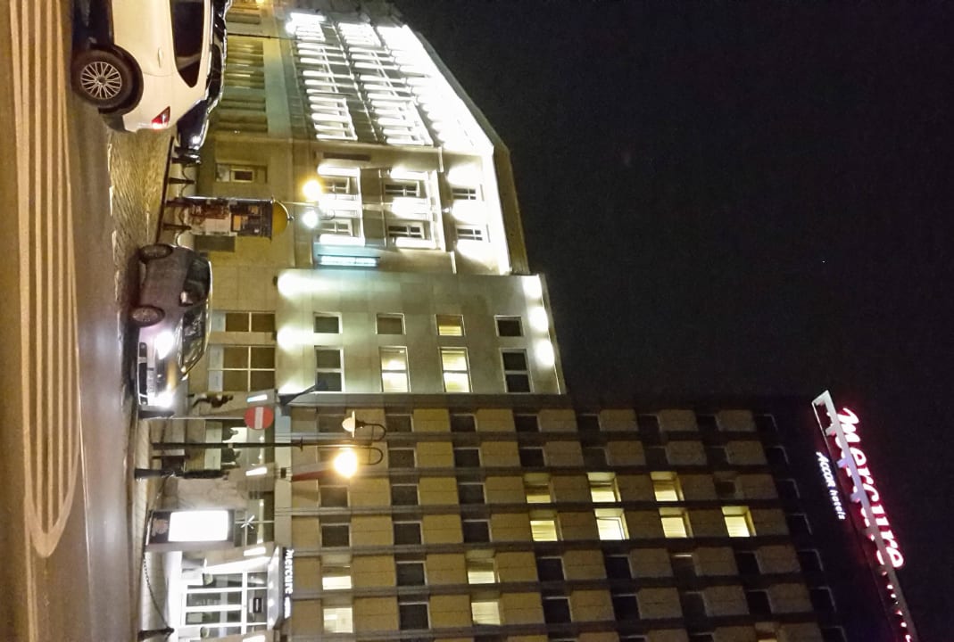 Blick vom Bahnhof aus Hotel Mercure Opole