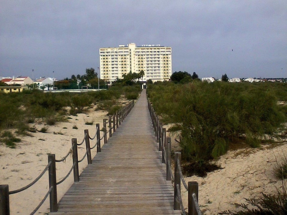 Eurotel Altura Ansicht vom Strand aus Ozadi Altura Beach Resort