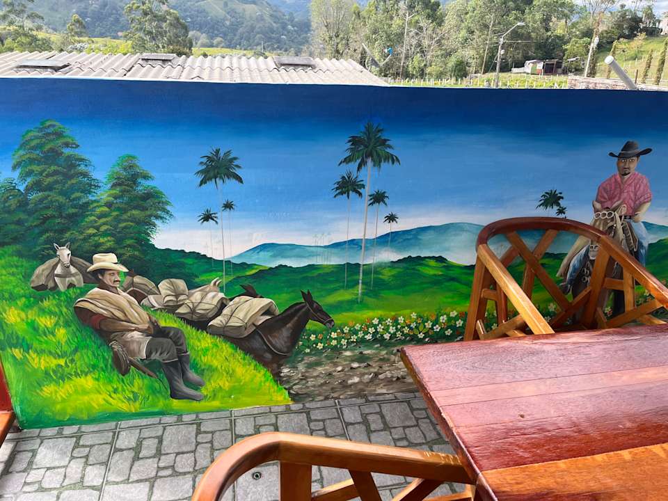 Lobby Hospedaje Vista Hermosa Salento