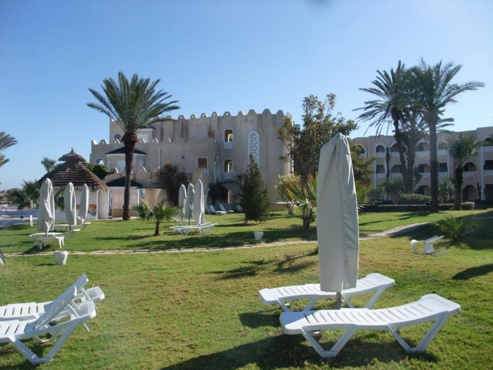 Die Außenanlage des Hotels Mahdia Beach & Aquapark