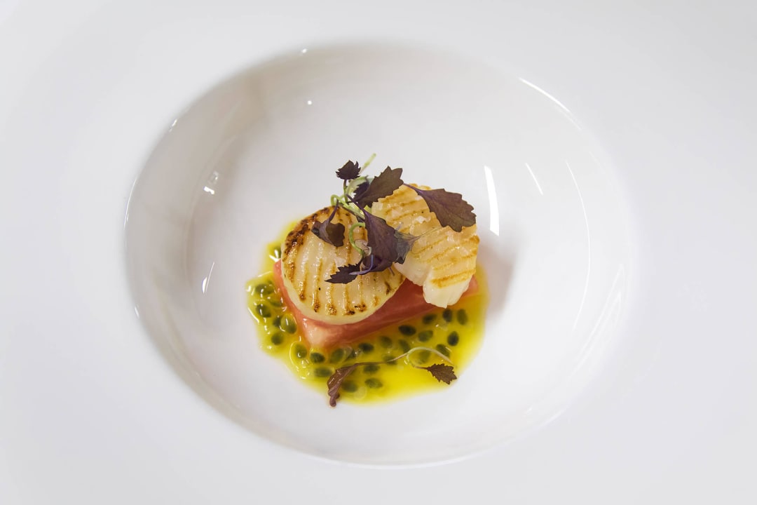 Jakobsmuschel in unserem Gourmet Restaurant Hotel Der Waldhof