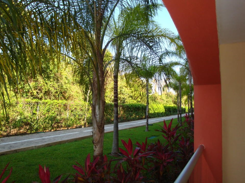 Ausblick von unserer Junior-Suite Sandos Playacar Beach Resort