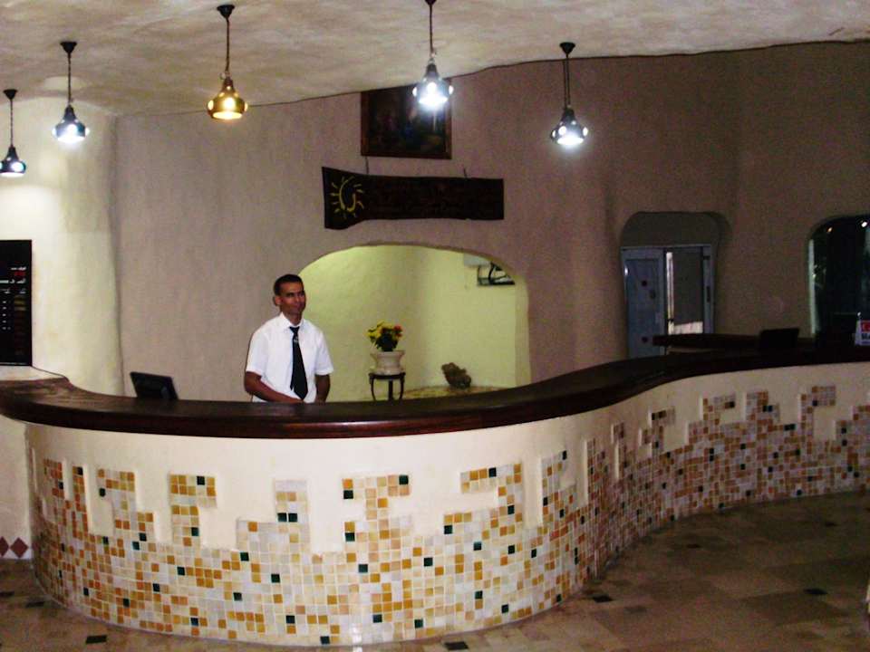 Empfangsbereich Rezeption Hotel Yasmine Beach Resort