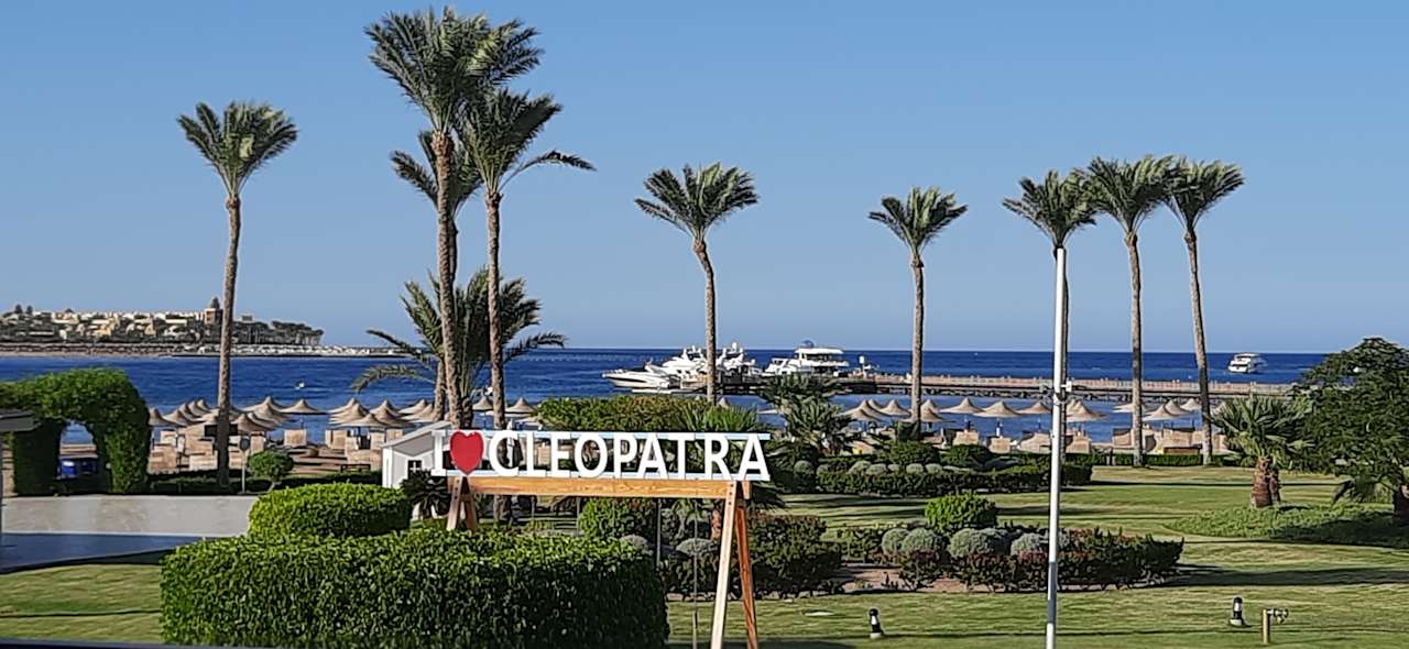 Ausblick Cleopatra Luxury Resort Makadi Bay