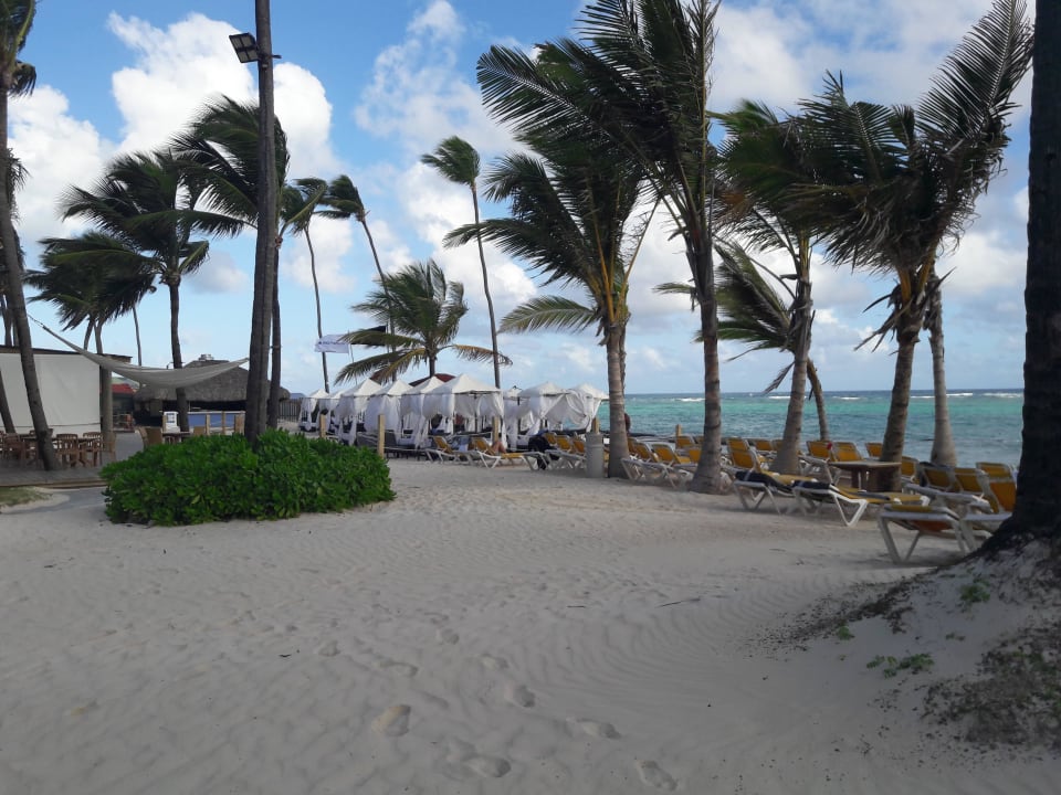 Keine Schirme und alles eng beeinander Ocean Blue & Sand