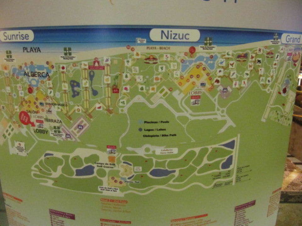 Plan hotelu Moon Palace Cancun