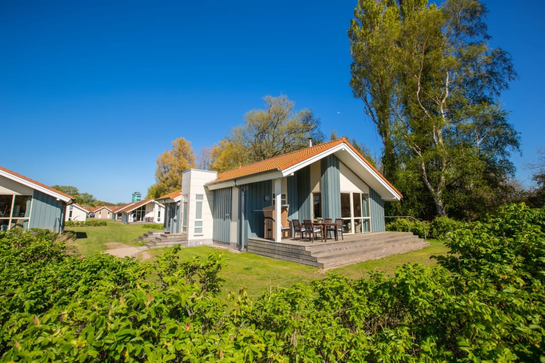 Außenansicht Strandhäuser am Leuchtturm