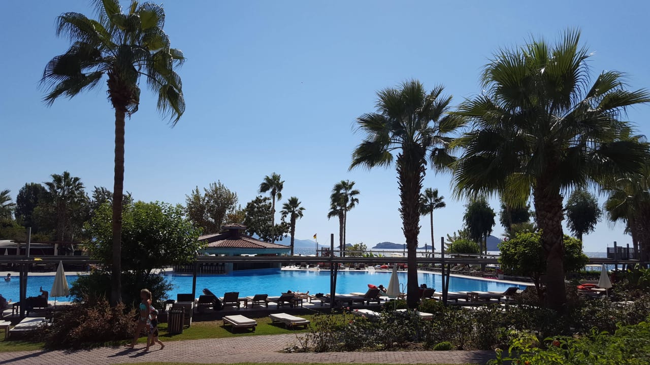 Blick aus dem Restaurant Club Tuana Fethiye