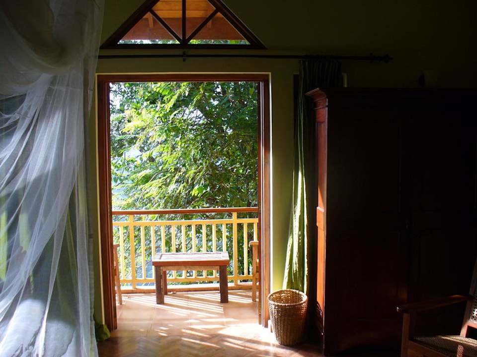 Blick ins Grüne Villa Rosa