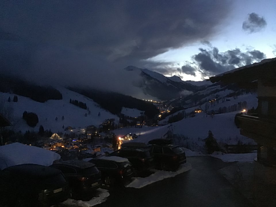 Ausblick Landhaus Saalbach