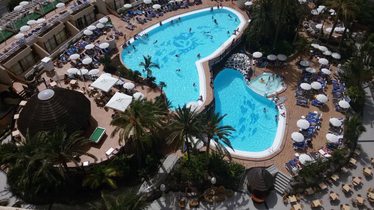 Ausblick vom Gästezimmer Gloria Palace San Agustin Thalasso & Hotel