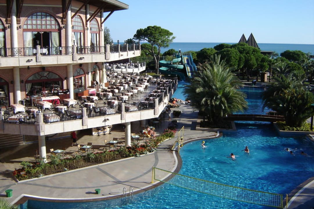 Aussenterrasse des Speiseraumes Papillon Zeugma Relaxury