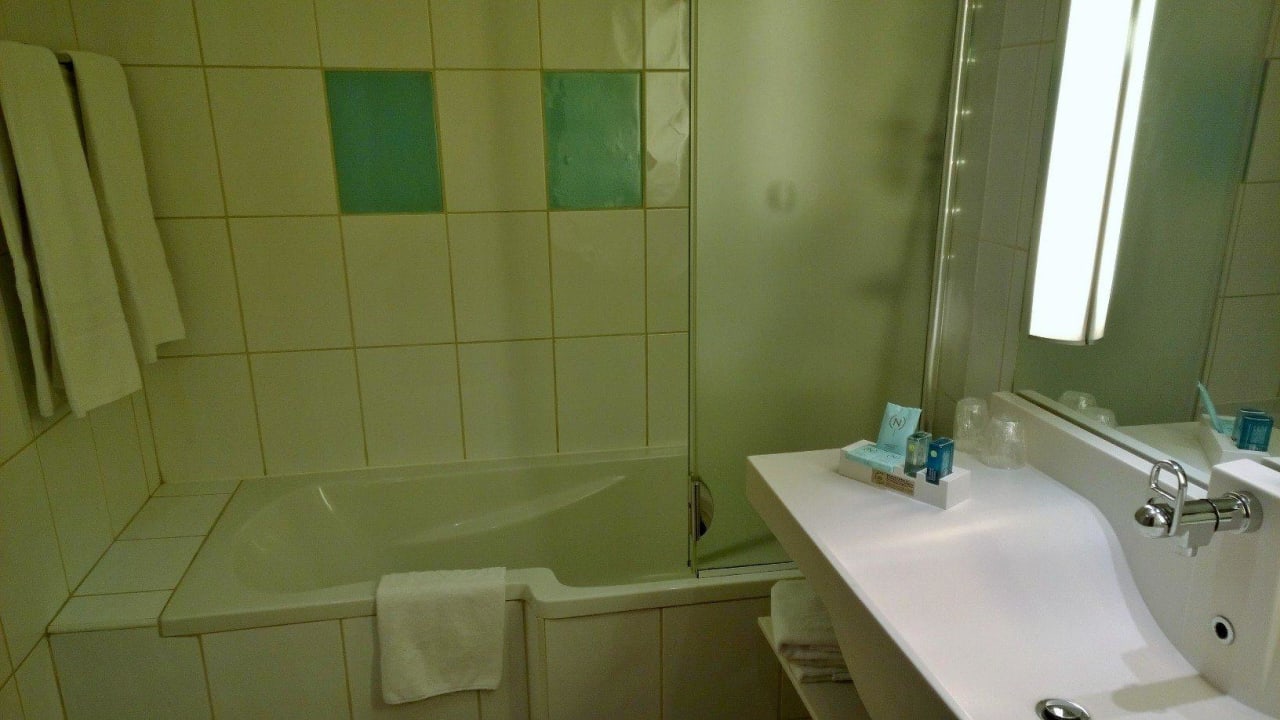Badezimmer Novotel Lisboa