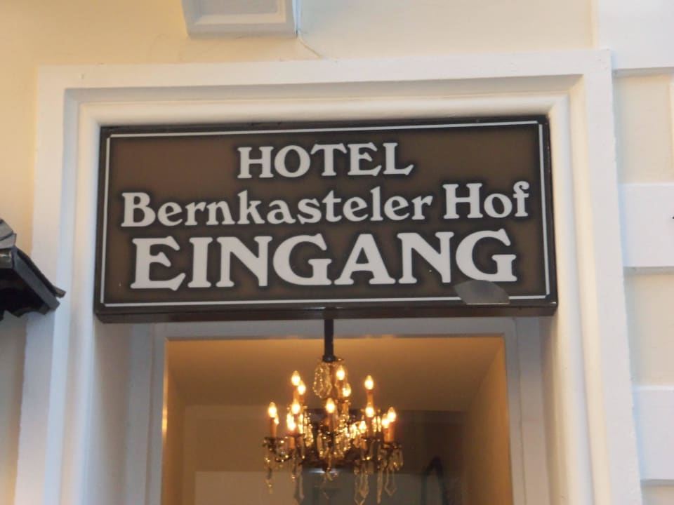 Hotel Haupteingang Hotel Bernkasteler Hof