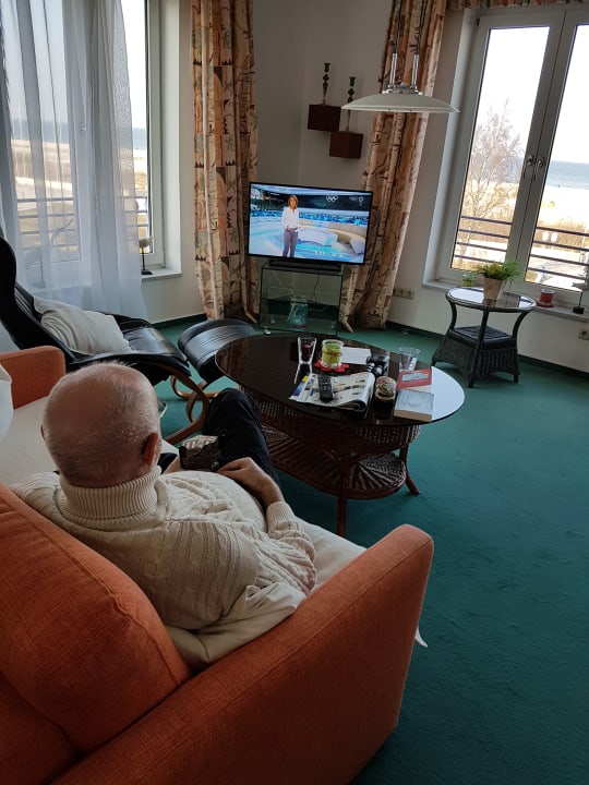 2. Teil des Wohnraumes. Villa Meerblick