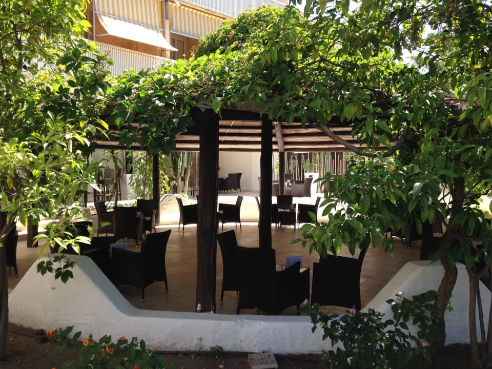 Aussenbereich der Lobbybar Tirreno Resort