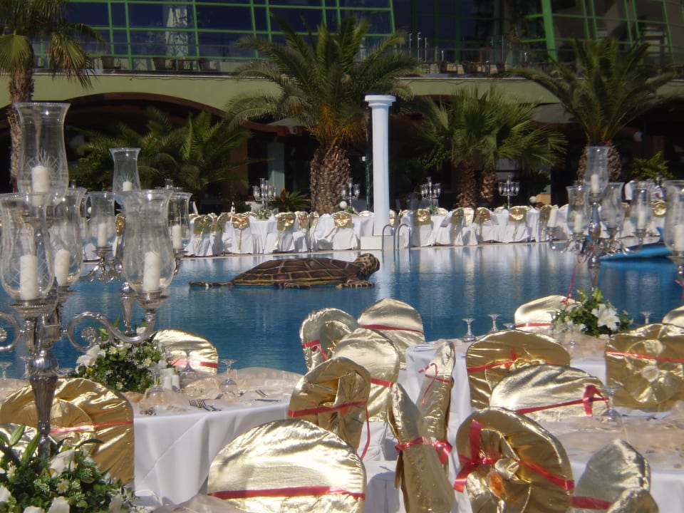 "Schildi" am Pool --Gala Abend VONRESORT Golden Coast