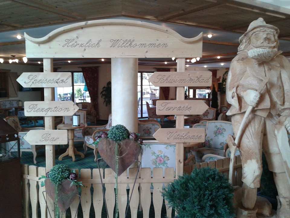 Wegweiser Alphotel Tyrol