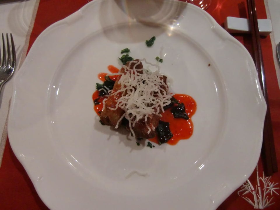 Leckere Vorspeise im a la Carte Restaurant Babmoo Viva Azteca by Wyndham - All Inclusive Resort