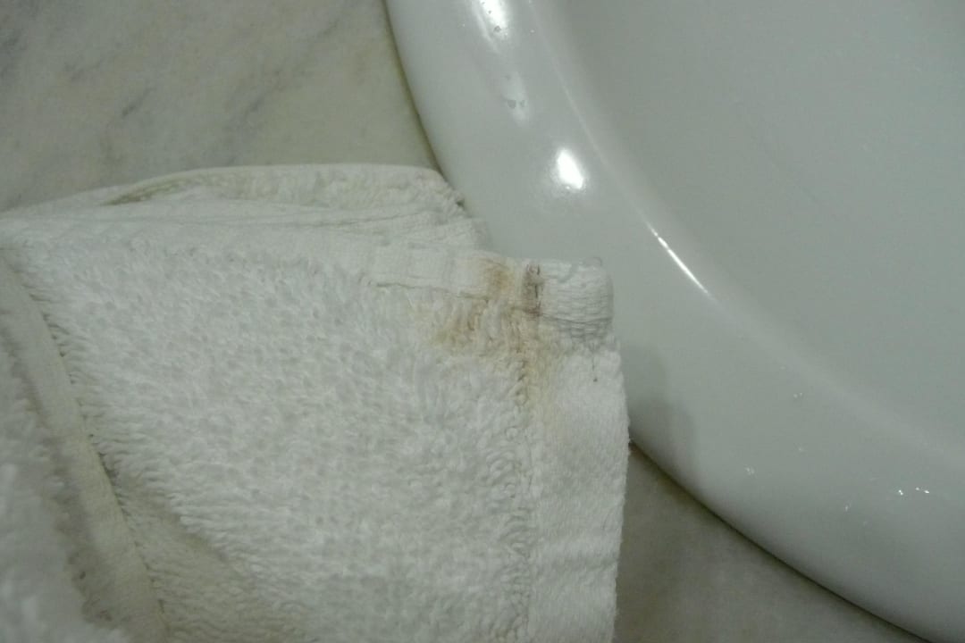 Dreckiges Handtuch  Ekaterini Hotel