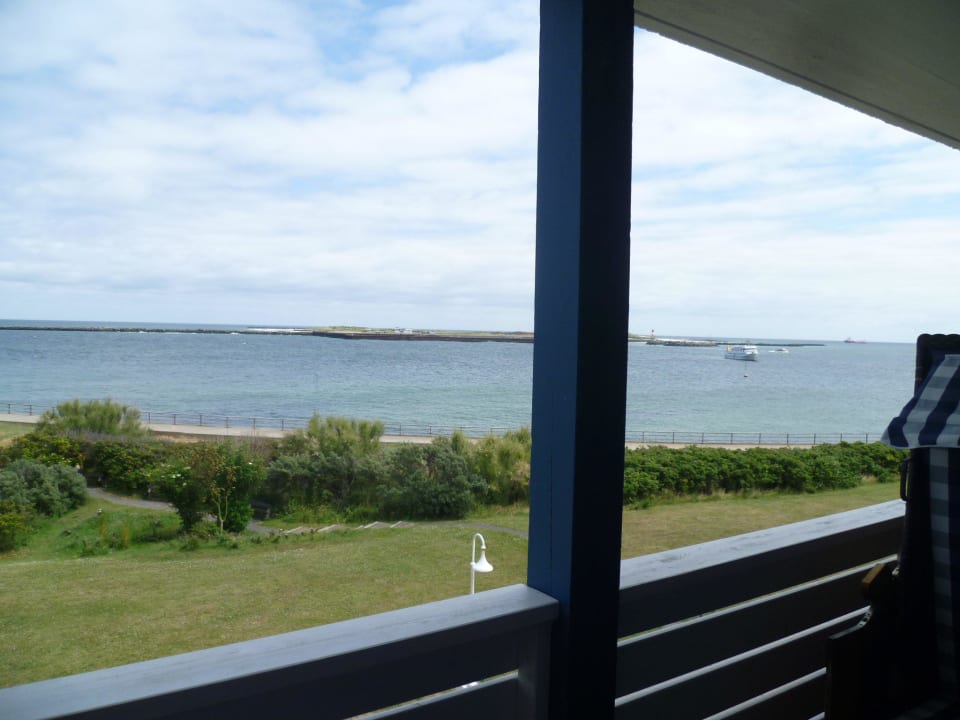 Ausblick nach rechts Hotel Helgoländer Klassik