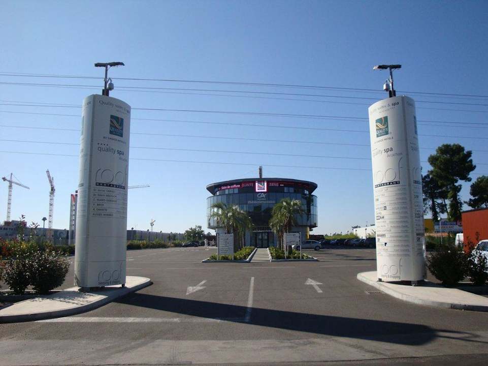 Zufahrt zum Hotel Hotel Quality Suites Et Spa Arcachon