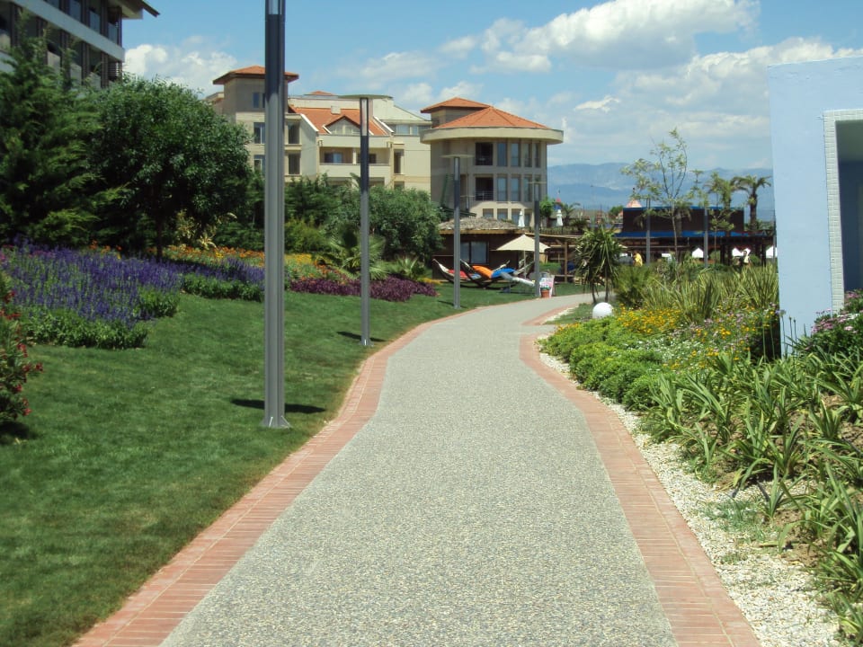Weg vom Strand zum Hotel TUI BLUE Xanthe