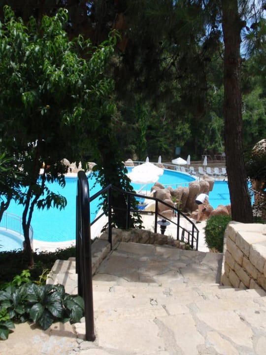 Blick auf den oberen Pool  Melas Holiday Village