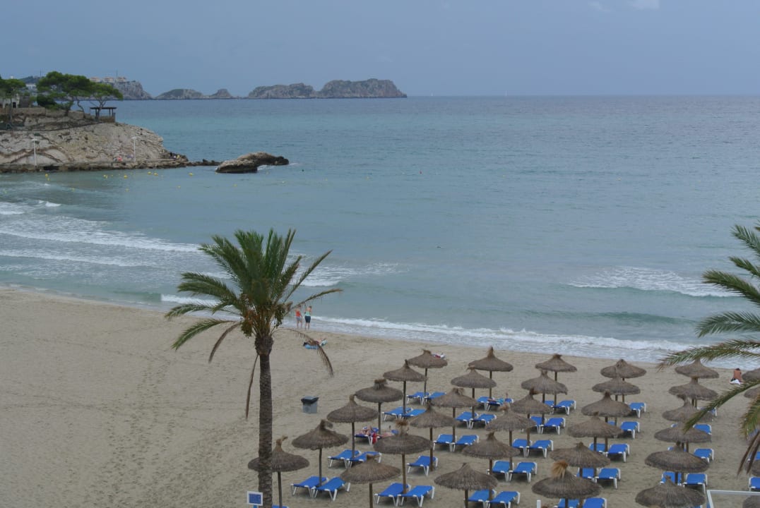 Strandblick von der Terrasse Pension Maria Eugenia