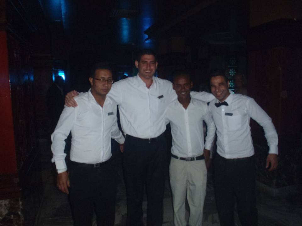 Das Superteam von der Disco Pickalbatros Alf Leila Wa Leila Resort - Neverland Hurghada