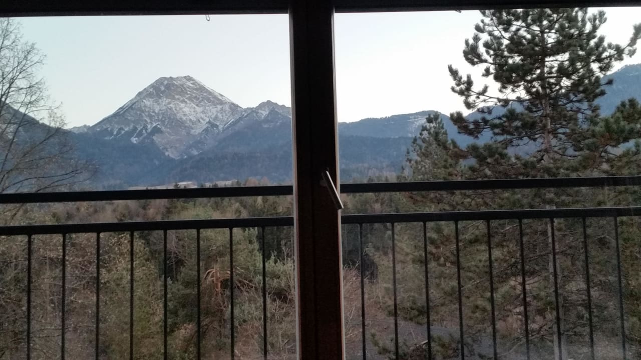 Blick aus dem Ruheraum der Sauna Naturel Hoteldorf Schönleitn
