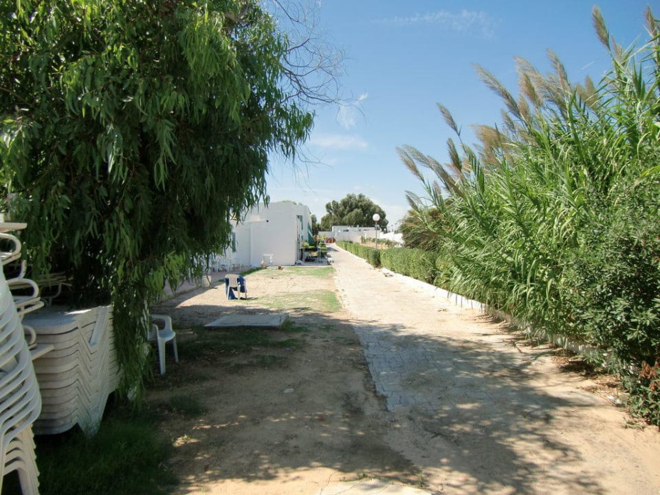 Die Gartenanlage unter unserem Balkon Hotel El Mouradi Cap Mahdia