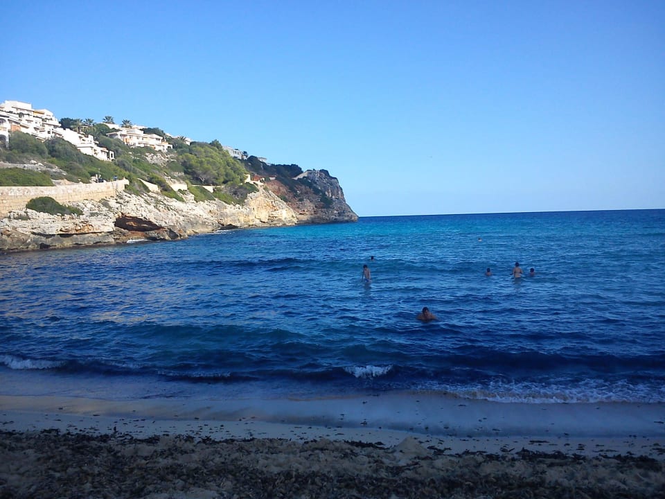 Der Strand ( Badebucht)  blau punta reina