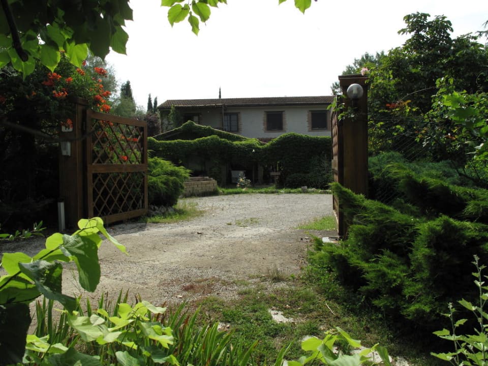 Eingang zum Haus Agriturismo Il Fondaccio