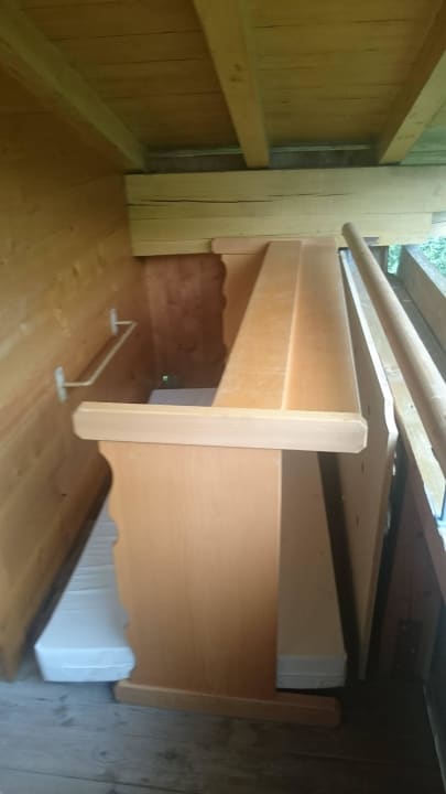 Balkon mit Bett Gasthof Almhof