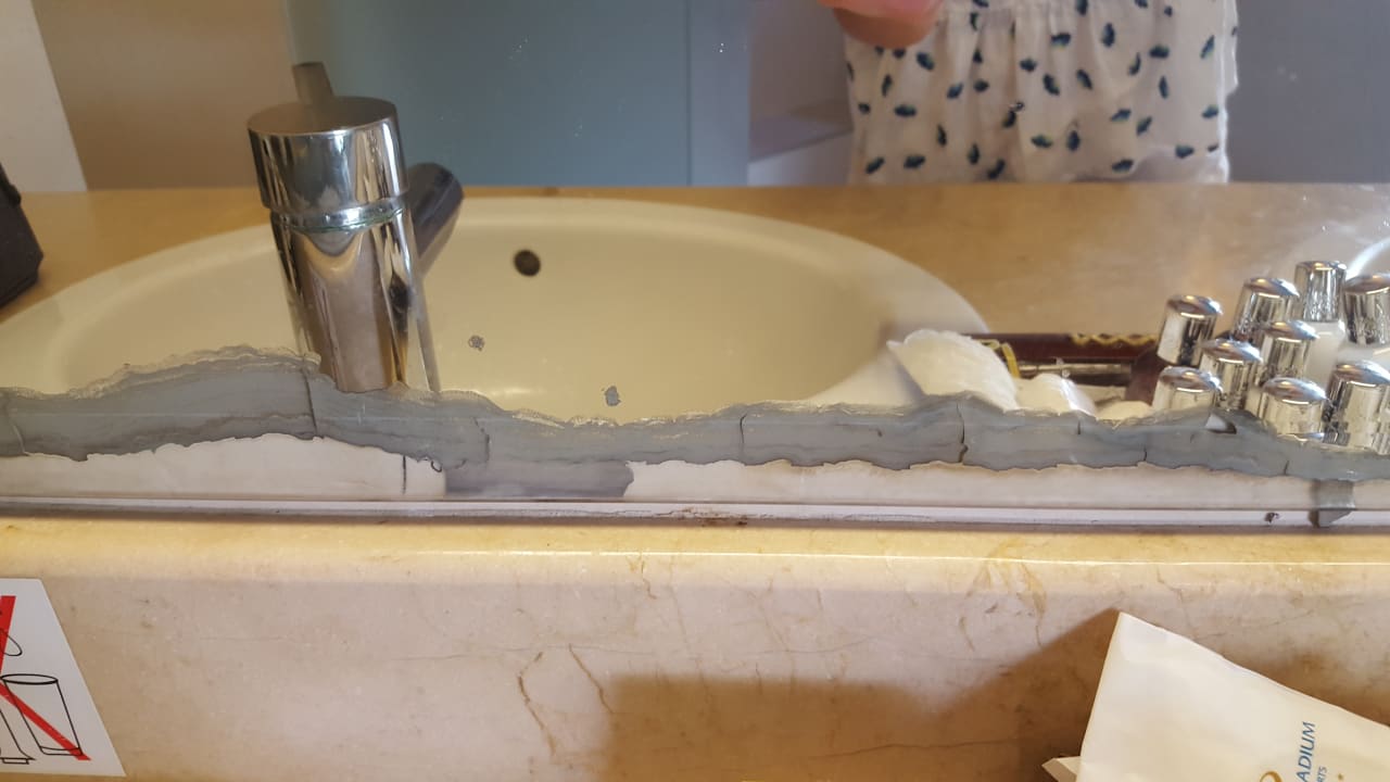 Komplett aufgequollener Spiegel Grand Palladium Select Bávaro Resort & Spa