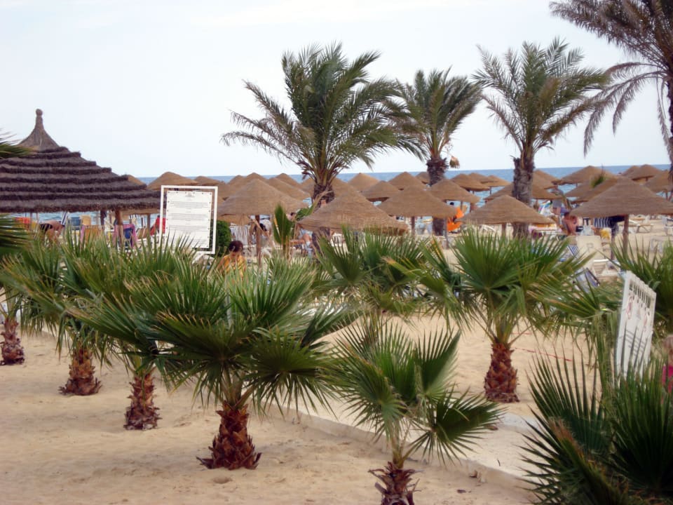 Eingang zum Strandbereich Hotel Paradis Palace