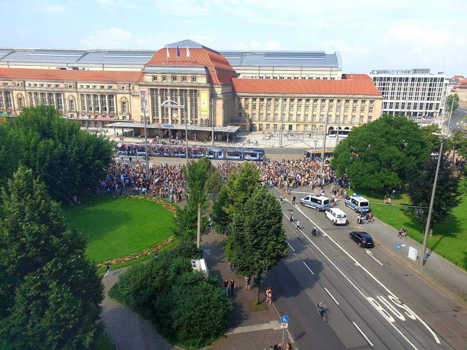 Ausblick Vienna House Easy by Wyndham Leipzig