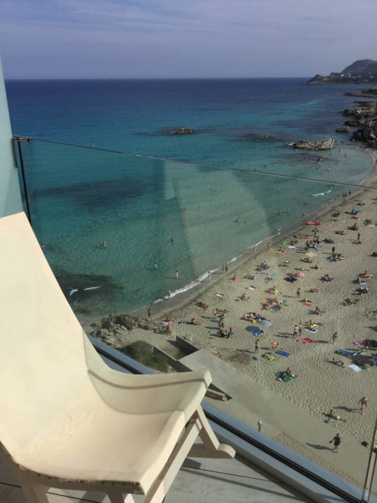 Aussicht vom Balkon 8. Stock Son Moll Sentits Hotel & Spa