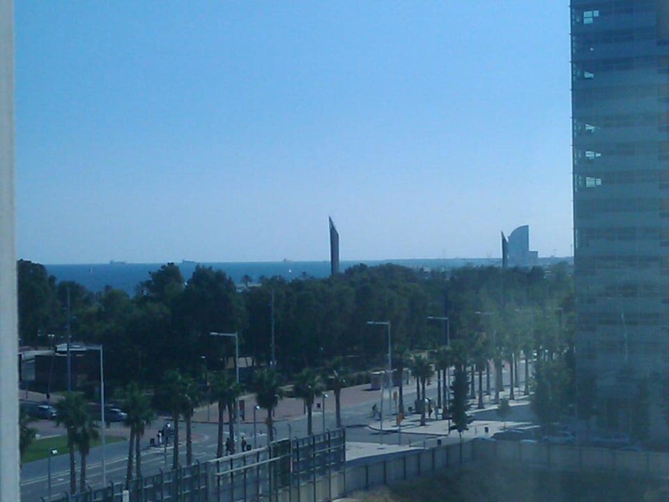 Blick aus dem Zimmer Eurohotel Diagonal Port